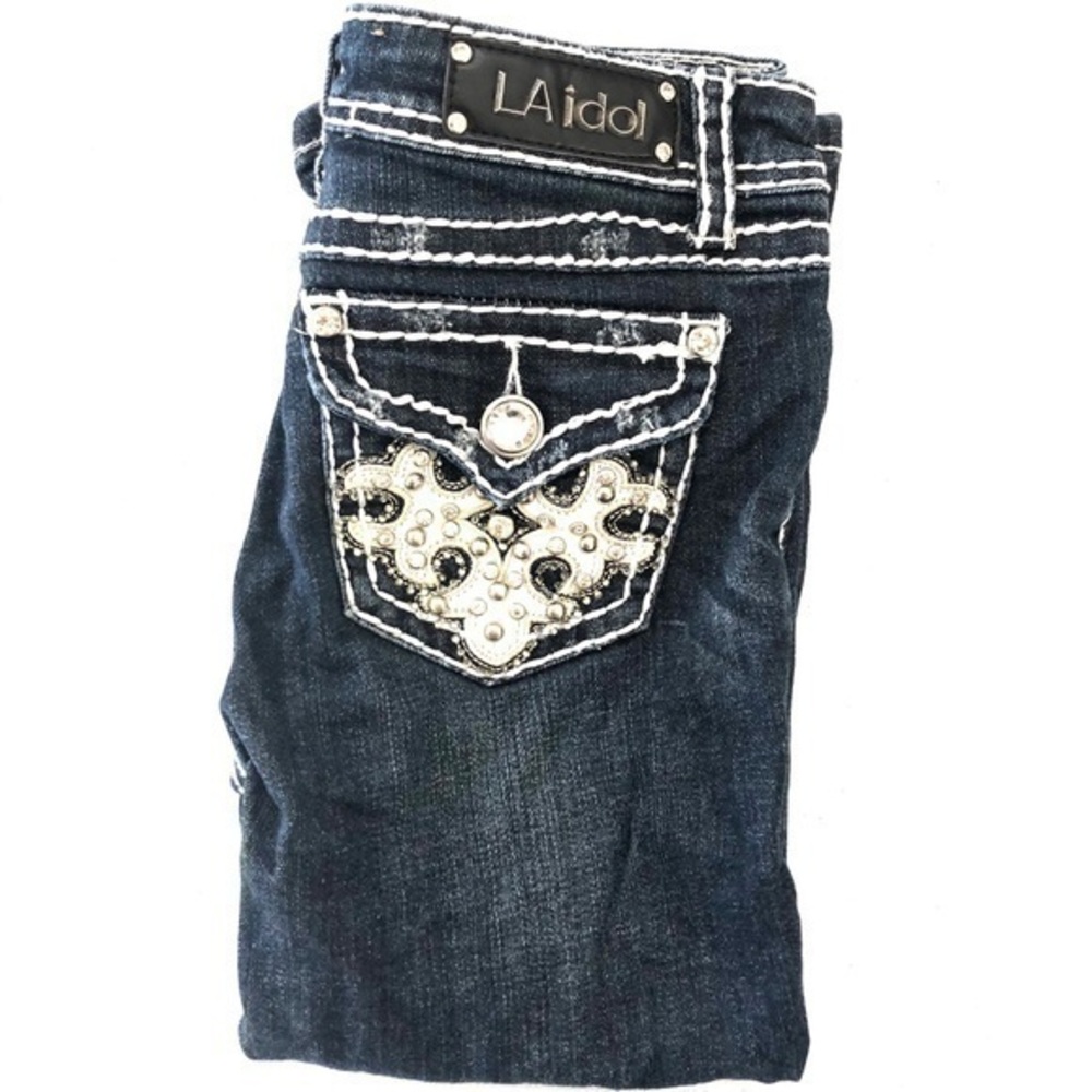 L.A. Idol Denim Jeans Girls Size 14 W26.5 X L16